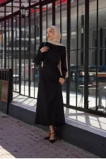 BELTED SATIN DRESS BELTED SATIN DRESS