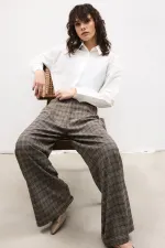 PİLELİ EKOSE PANTOLON