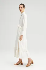 BUTTON DETAIL LONG DRESS BUTTON DETAIL LONG DRESS