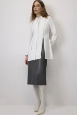 ZIPPED CREPE JACKET ZIPPED CREPE JACKET