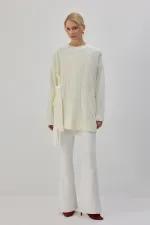 YANDAN BAĞLAMALI TRİKO TUNİK