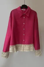 LACE VISCOSE SHIRT