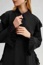 ŞİFON FIRFIR DETAYLI TUNİK