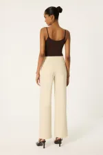 STRAIGHT FIT CREPE PANTS STRAIGHT FIT CREPE PANTS