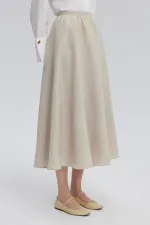 RUFFLED CUPRA SKIRT RUFFLED CUPRA SKIRT