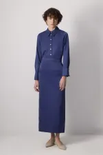 YIRTMAÇ DETAYLI KALEM ETEK