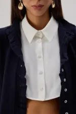 SOUS-VÊTEMENTS EN POPLIN À COL CHEMISE