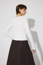 ÖNDEN ÇITÇITLI UZUN KOLLU BODY