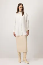 OVERSİZE KREP GÖMLEK