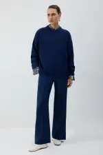 PANTALON CÔTELÉ AVEC TAILLE ÉLASTIQUE