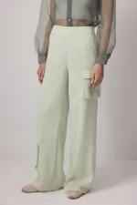 BOL PAÇA SATEN PANTOLON