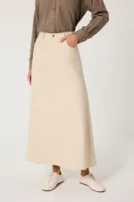 jupe trapèze en jean