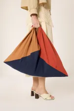 SAC TRIANGULAIRE MULTICOLORE