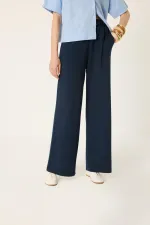 KNITTED PANTS WITH ELASTIC WAISTBAND