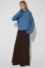 BELİ LASTİKLİ CEPLİ GABARDİN PANTOLON