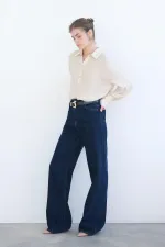 SHIRT COLLAR MELANGE TUNIC