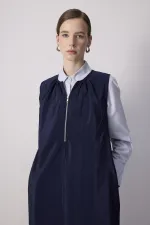 FRONT-ZIPPED CUPRA VEST