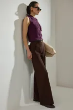 HIGH WAISTED WIDE-LEG PANTS HIGH WAISTED WIDE-LEG PANTS