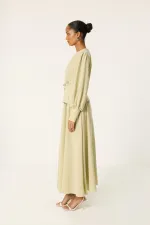 ENSEMBLE TUNIC ET JUPE AVEC DÉTAIL DE CEINTURE