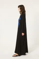 NAKIŞLI VİSKON ELBİSE