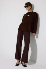 ÖNDEN BAĞLAMALI TRİKO KAZAK