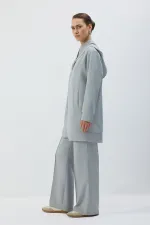 FERMUARLI KAPÜŞONLU CEKET