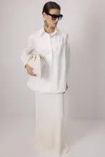 POCKETED BALLOON SHIRT