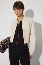 ÖNDEN ÇITÇITLI UZUN KOLLU BODY