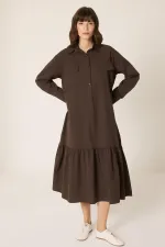 ROBE CHEMISE EN POPLIN