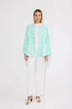 VESTE BOMBER À MOTIFS