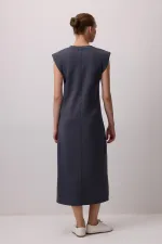 BICYCLE COLLAR PADDED DRESS