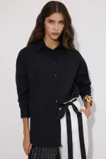 OVERSIZE VİSKON GÖMLEK