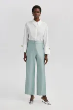 SATEN PALAZZO PANTOLON