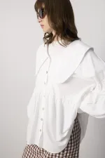 BALON KOL VİSKON GÖMLEK