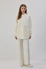 CREPE TUNIC WITH POCKETS CREPE TUNIC WITH POCKETS