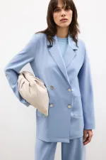 VESTE BLAZER EN CRÊPE