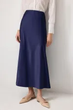 100% Cotton Basic Satin Skirt 100% Cotton Basic Satin Skirt