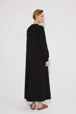 PIECED KNITTED DRESS