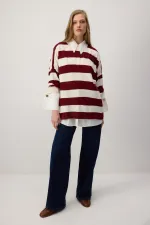 ÇİZGİLİ TRİKO KAZAK