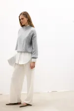 BALON KOL TRİKO KAZAK