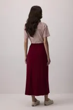 BASIC SKIRT WITH ELASTIC WAISTBAND