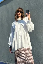 BALON KOL VİSKON GÖMLEK