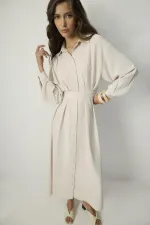 PİLELİ GÖMLEK ELBİSE