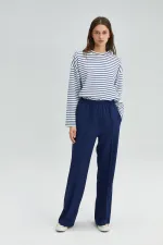 NERVÜRLÜ KREP PANTOLON