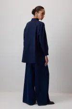 CHEMISE EN VISCOSE COUPE DÉCONTRACTÉ