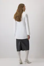 ZIPPED CREPE JACKET ZIPPED CREPE JACKET