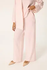 ENSEMBLE TUNIQUE ET PANTALON AVEC BOUCLE DORÉE
