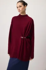 KNITTED TUNIC WITH ACCESSORIES