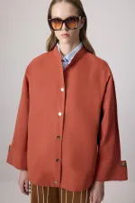 GENİŞ MANŞETLİ ÇITÇITLI CEKET