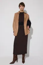 ÇITÇITLI VEGAN DERİ GÖMLEK